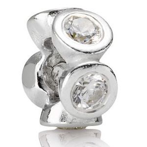 Pandora Lights Clear CZ Spacer/Charm